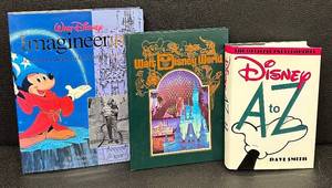 lot 118 image: Collection of 3 Walt Disney Books Featuring Imagineering and Park History