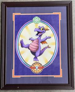 lot 121 image: Framed Disney Figment Print by Uminga Imagination Institute