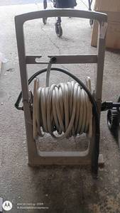 lot 17 image: Hose Reel Cart with Garden Hose