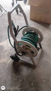 lot 18 image: Gilmour Hose Reel Cart with Garden Hose