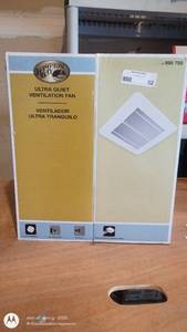 lot 52 image: Champion Bath Ultra Quiet Ventilation Fan in Box
