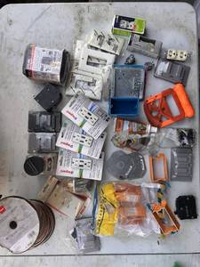 lot 58 image: Assorted Electrical Hardware and Outlet Accessories Collection