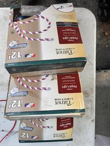 lot 62 image: Patriot Lighting Red White Blue Rope Light Sets 12ft Plug-In - 3 Pack