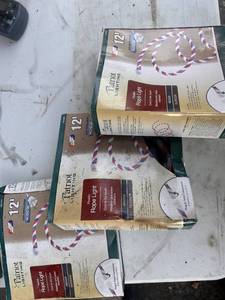 lot 63 image: Lot of 3 Patriot 12 ft Rope Lights Red White Blue