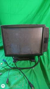 lot 96 image: Used Touchscreen POS Monitor with Stand and Cables