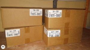 lot 111 image: Lot of 4 Sealed Boxes of Paper Rolls 54-230 and 18-235