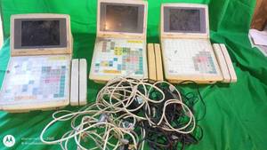 lot 126 image: Lot of 3 Micros POS Terminals with Keyboards and Cables