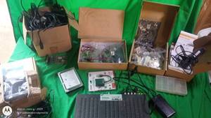 lot 160 image: Lot of Computer PC Components and Accessories Including Cables, Hard Drives, and Parts