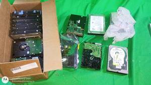 lot 162 image: Lot of 10 Assorted Internal Hard Drives 3.5-Inch HDDs