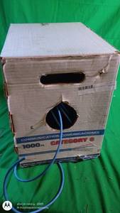 lot 171 image: Box of Category 6 Network Cable 1000 ft