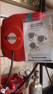 lot 190 image: Ironton Cord Reel with Triple Tap and Owners Manual