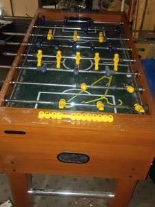 lot 262 image: Used Wood Foosball Table with Score Counter