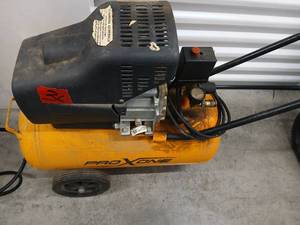 lot 1036 image: ProXOne Portable Electric Air Compressor with 20-Gallon Tank
