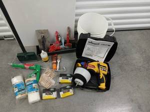 lot 1065 image: Painting and Home Improvement Tool Collection with Wagner Paint Sprayer