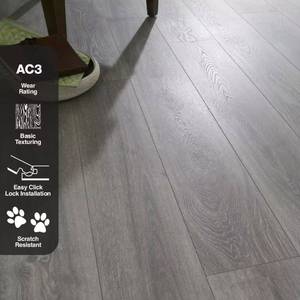 lot 40 image: 474 Square Feet of TrafficMaster Silverton Oak Laminate Wood Flooring