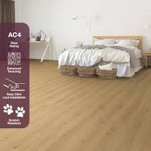 lot 42 image: 143.55 Square Feet of Home Decorators Collection Nobelford Oak 12mm Laminate Wood Flooring Waterproof Planks