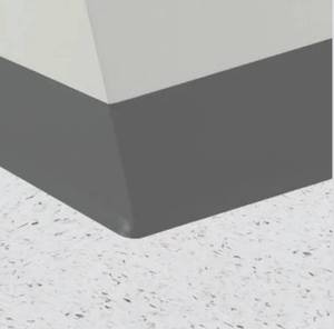 lot 54 image: Armstrong Smokey Gray TP Rubber Wall Base, 4 Boxes
