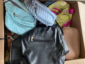 lot 61 image: Collection of Assorted Womens Handbags, Backpacks, and Pouches