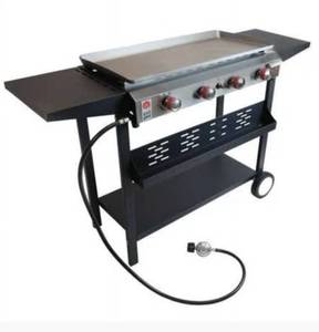 lot 160 image: Gas One Iron Plancha 4 Burner Propane Flat Top Griddle Grill