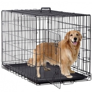 lot 162 image: TY-PC1200 Black Foldable Steel Wire Dog Crate 48 Inch