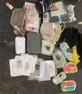 lot 193 image: Assorted Bags, Pouches, and Travel Wallets Collection