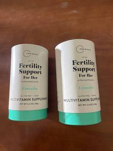 lot 204 image: Premama Fertility Support For Her Multivitamin Drink Mix Lot of 2