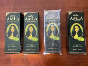 lot 218 image: Set of 4 Dabur Amla Hair Oil 500ml Bottles