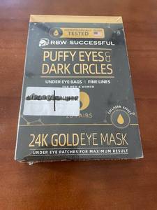 lot 239 image: RBW Successful 24K Gold Eye Mask 20 Pairs for Puffy Eyes and Dark Circles