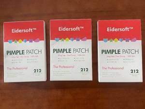 lot 251 image: Lot of 3 Eidersoft Pimple Patch 212 Count Boxes