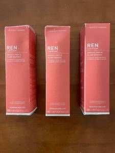 lot 265 image: 3 REN Clean Skincare Smooth Prep & Plump Essence 100ml Bottles