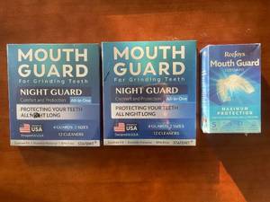 lot 331 image: Lot of 3 Mouth Guard Packs for Teeth Grinding