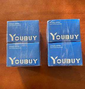 lot 332 image: Lot of 4 Youbuy Simply White Teeth Whitening Powder Boxes