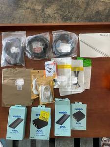 lot 354 image: Collection of AV Cables and HDMI Splitters Including Ethernet, RCA, and Audio Adapters