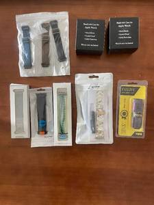 lot 355 image: Collection of Apple Watch Bands and Accessories in Packaging