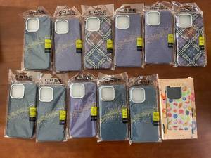 lot 358 image: Lot of 12 Assorted iPhone 14 Pro Max Cases