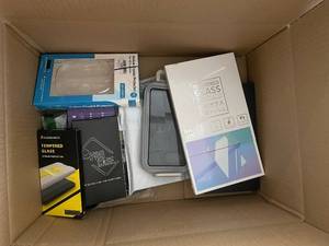 lot 367 image: Assorted Phone Screen Protectors and Mobile Cases Lot