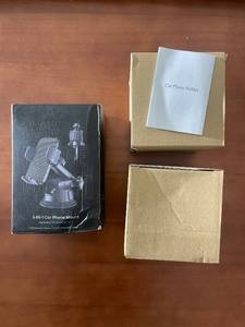 lot 376 image: Lot of 3 Car Phone Holders 3-in-1 Mounts Dashboard Windshield Air Vent