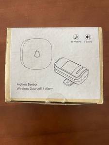 lot 378 image: Motion Sensor Wireless Doorbell and Alarm System