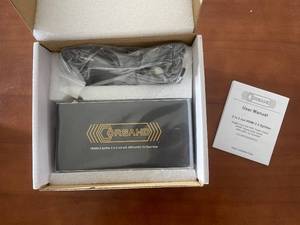 lot 379 image: Corsahd 2 in 2 out HDMI 2.0 Splitter with ARCeARC and SPDIF Output