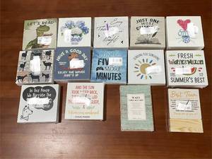 lot 447 image: Collection of Decorative Wooden Signs and Plaques with Inspirational Quotes