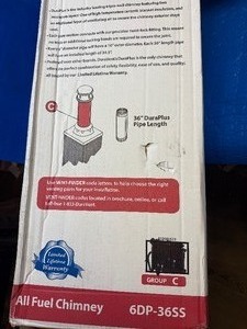 DuraVent 6in. DuraPlus Out-the-Wall Chimney Kit, Model# 6DP-KOUT