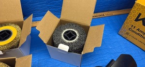 lot 22 image: Klutch Electric Surface Conditioning Tool to Prep Metal to Paint, 11 Amps- 2 for 1 sale 