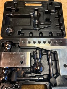 lot 37 image: Aluma-Tow Adjustable Aluminum Ball Mount 8 Drop for 2.5 Receiver UT653910 NEVER USED- Brand NEW