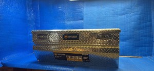lot 42 image: Freight damage - Northern Tool-Truck Toolbox, 47.75in. x 15.75in. x 20in. x 18in., Aluminum, Diamond Plate