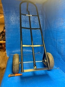 lot 49 image: Ironton Steel Pneumatic Hand Truck, 600-Lb. Capacity, 16.93in.L x 21.65in.W x 51.57in.H- Out of Box