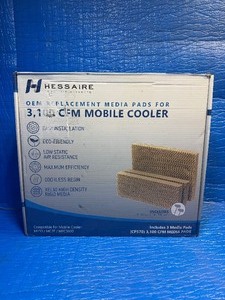 lot 48 image: Hessaire 3,100 CFM Mobile Cooler Media Pads- New