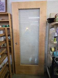 lot 41 image: Interior solid core door with glass