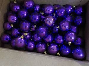 lot 12 image: Xmas Ornaments...