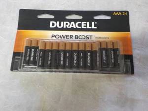 lot 14 image: Duracell 24 AAA Batteries...
