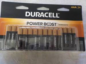lot 16 image: Duracell 24 AAA Batteries...